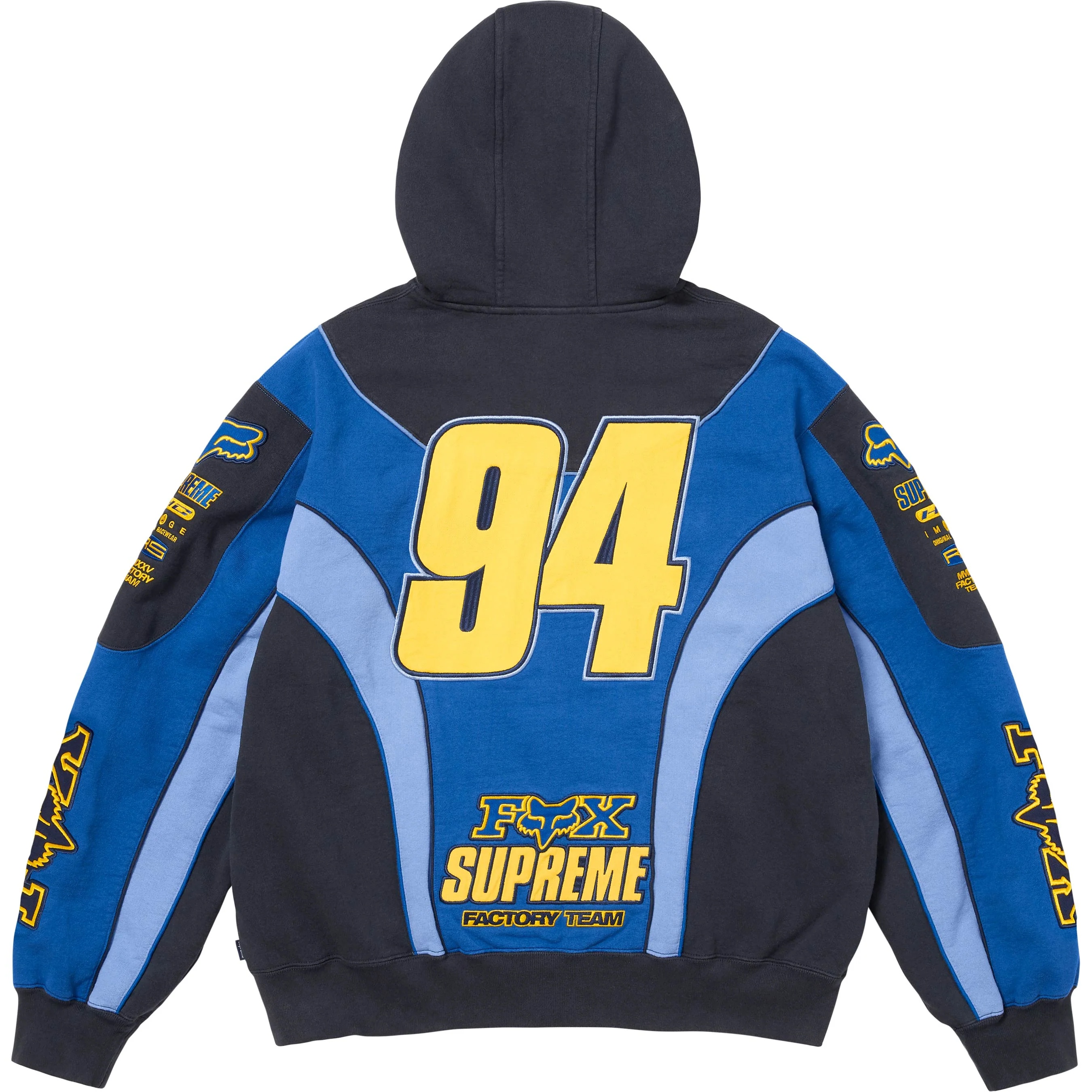 Supreme®/Fox Racing® Zip Up Hooded Sweatshirt view 5
